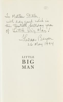 Lot #453 Thomas Berger Signed Book and Typed Letter Signed - Image 2