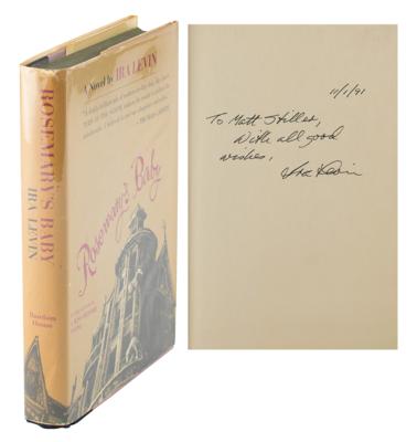 Lot #436 Ira Levin Signed Book and Typed Letter Signed