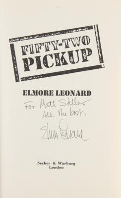 Lot #481 Elmore Leonard Signed Book - Image 2