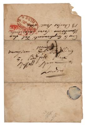 Lot #539 Niccolo Paganini Autograph Letter Signed - Image 2