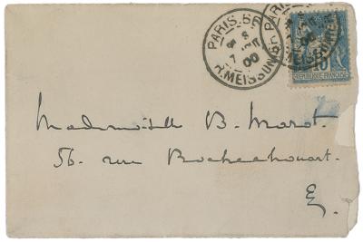 Lot #527 Claude Debussy Autograph Letter Signed - Image 3