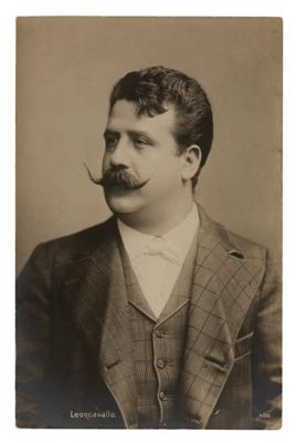 Lot #634 Ruggero Leoncavallo Postcard Photograph - Image 1