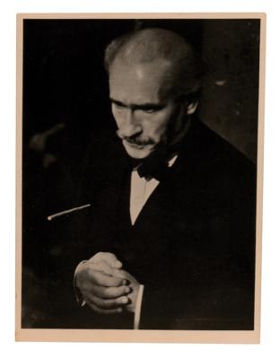 Lot #663 Arturo Toscanini Photograph and Program - Image 1