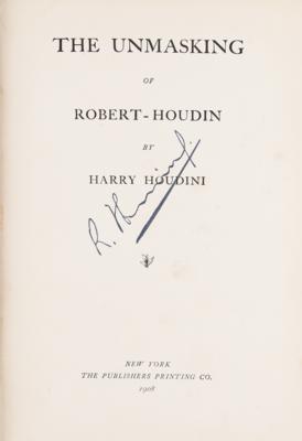 Lot #744 Harry Houdini Signed Book - Image 4