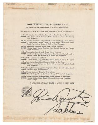 Lot #560 Louis Armstrong Autograph Letter Signed - Image 2