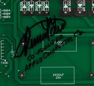 Lot #141 Apple: Ronald Wayne Signed Apple-1 Circuit Board Replica - Image 2