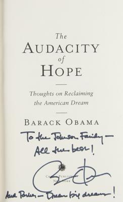 Lot #92 Barack Obama Signed Book - Image 2