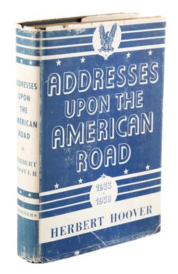 Lot #74 Herbert Hoover Signed Book - Image 3