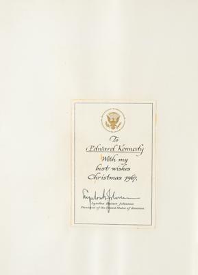 Lot #79 Lyndon B. Johnson Book Signed for Ted Kennedy - Image 2