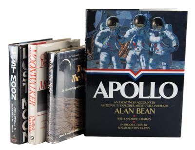 Lot #333 Apollo Astronauts (4) Signed Books
