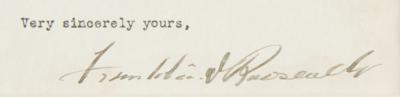Lot #22 Franklin D. Roosevelt Typed Letter Signed on Prohibition - Image 3