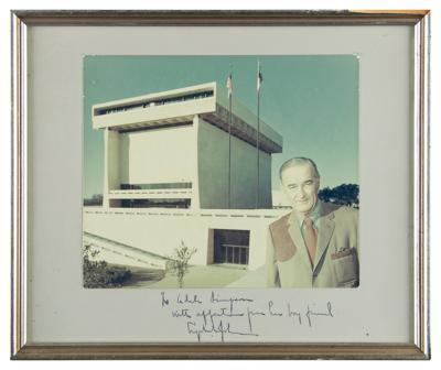 Lot #80 Lyndon B. Johnson Signed Photograph - Image 2