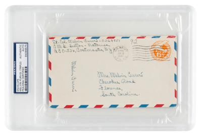 Lot #226 Melvin Purvis Triple-Signed Mailing Envelope