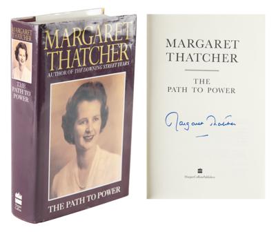 Lot #244 Margaret Thatcher Signed Book