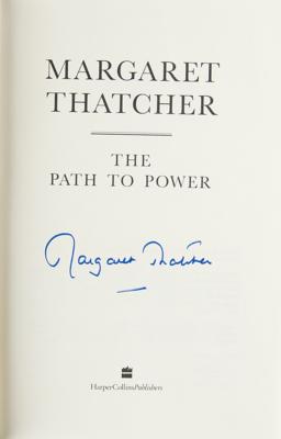 Lot #244 Margaret Thatcher Signed Book - Image 2