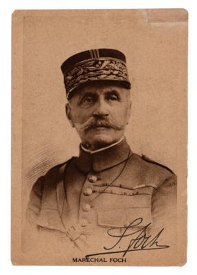 Lot #276 Ferdinand Foch Signed Photograph