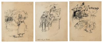 Lot #378 Gustave Verbeek (5) Original Sketches