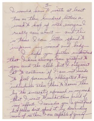 Lot #567 Liberace Autograph Letter Signed - Image 3