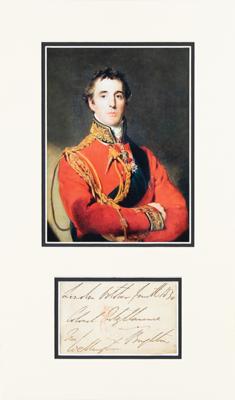 Lot #291 Duke of Wellington Signed Free Frank - Image 1