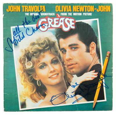 Lot #816 Grease: Newton-John and Channing Signed Soundtrack Album