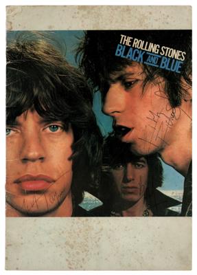 Lot #587 Rolling Stones Signed 1976 European Tour Program