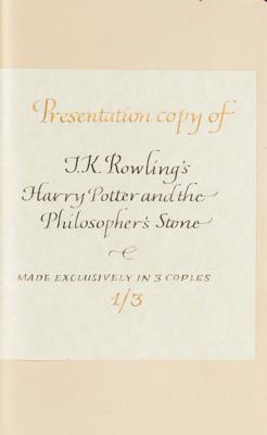 Lot #441 J. K. Rowling: Rare Presentation First Edition of 'Harry Potter and the Philosopher's Stone' - Image 2