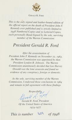 Lot #65 Gerald Ford Signed Book - Image 2