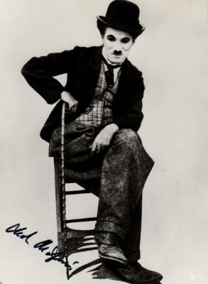 Lot #732 Charlie Chaplin Signed Photograph