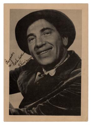 Lot #849 Chico Marx Signed Photograph