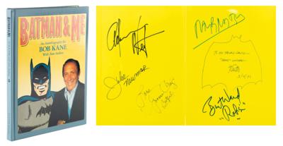 Lot #837 Bob Kane, Ray Bradbury, and Batman Cast Multi-Signed Book