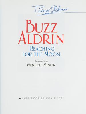 Lot #321 Buzz Aldrin Signed Book - Image 2