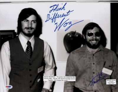 Lot #144 Apple: Wozniak and Wayne Signed Photograph