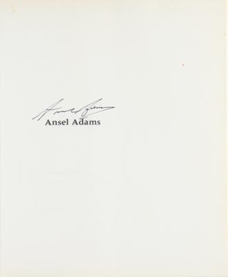 Lot #381 Ansel Adams Signed Book - Image 2