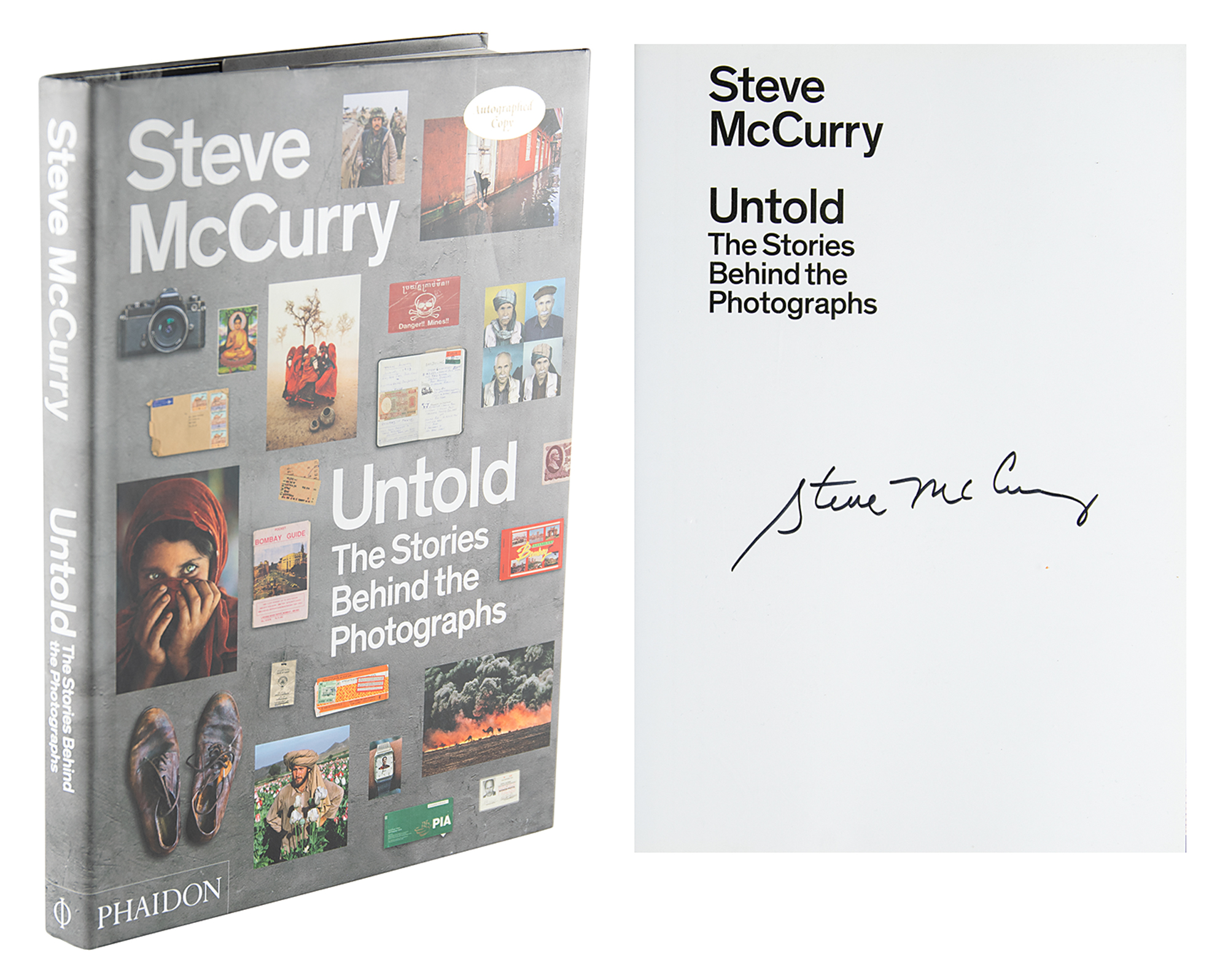 Lot #390 Steve McCurry Signed Book