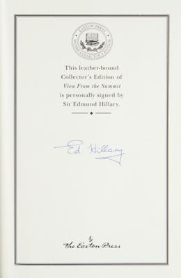 Lot #181 Edmund Hillary Signed Book - Image 2
