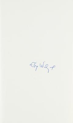 Lot #255 Elie Wiesel Signed Book - Image 2