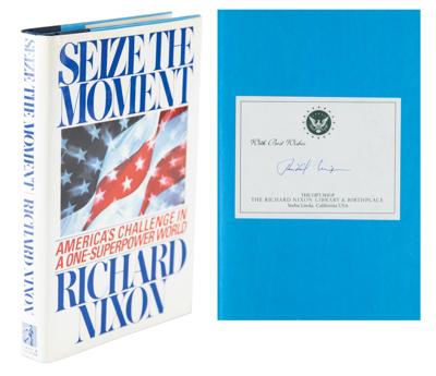 Lot #90 Richard Nixon Signed Book