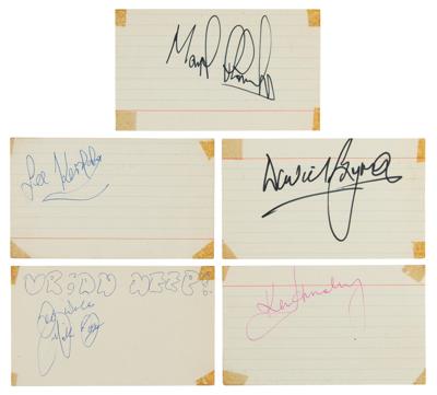 Lot #724 Uriah Heep Signatures - Image 1