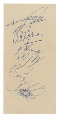 Lot #586 Rolling Stones Signatures (1964)