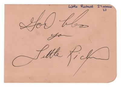 Lot #711 Little Richard Signature - Image 1
