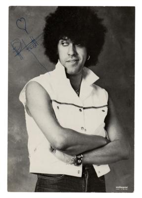 Lot #722 Thin Lizzy: Phil Lynott Signed Photograph - Image 1