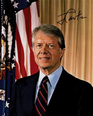 Lot #44 Jimmy Carter Signed Photograph - Image 1