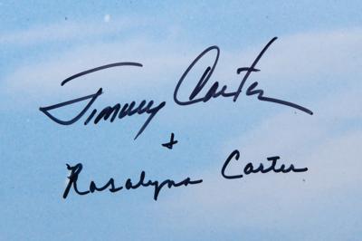 Lot #52 Jimmy and Rosalynn Carter Oversized Signed Photograph - Image 2