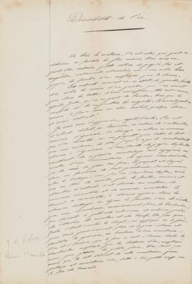 Lot #171 Jean-Henri Fabre Handwritten Notes
