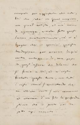 Lot #557 Giuseppe Verdi Autograph Letter Signed - Image 2