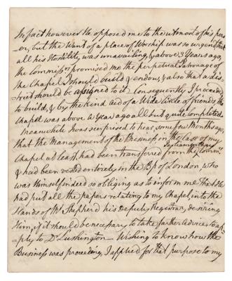 Lot #114 William Wilberforce Autograph Letter Signed - Image 2