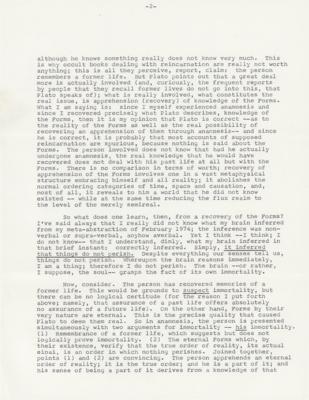 Lot #424 Philip K. Dick Typed Letter Signed - Image 2