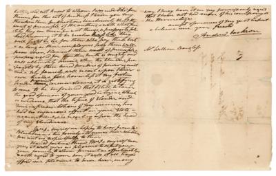 Lot #7 Andrew Jackson ALS on Mudslinging in 1828: "Truth is Mighty" - Image 2