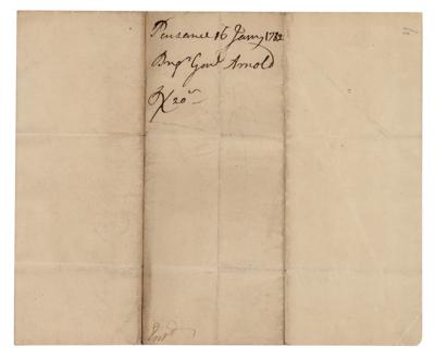 Lot #263 Benedict Arnold ALS with News on Cornwallis and Clinton - Image 3