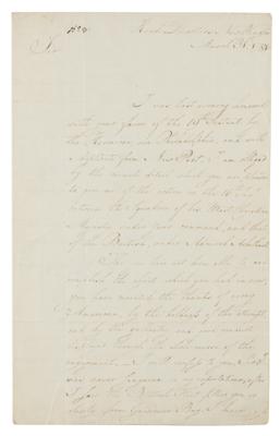 Lot #1 George Washington Letter Signed on Benedict Arnold's Corps - Image 2